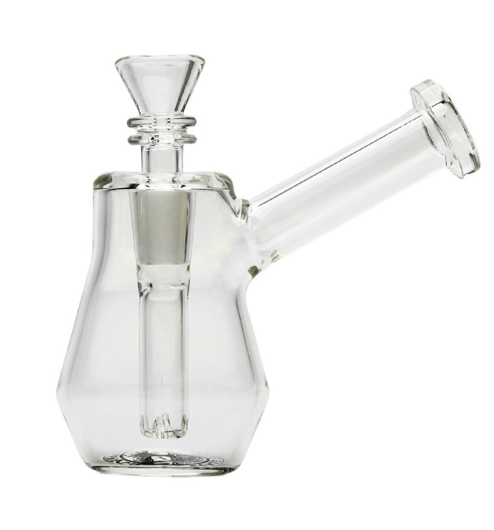 ROOTS GLASS: 4.5" WARPED BUBBLER