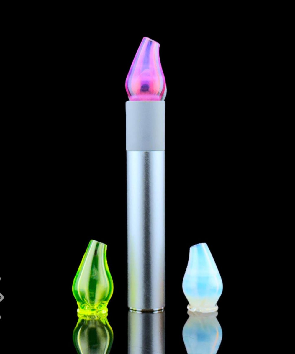 MEADEMADE GLASS: COLOR FLAME PIVOT MOUTHPIECE