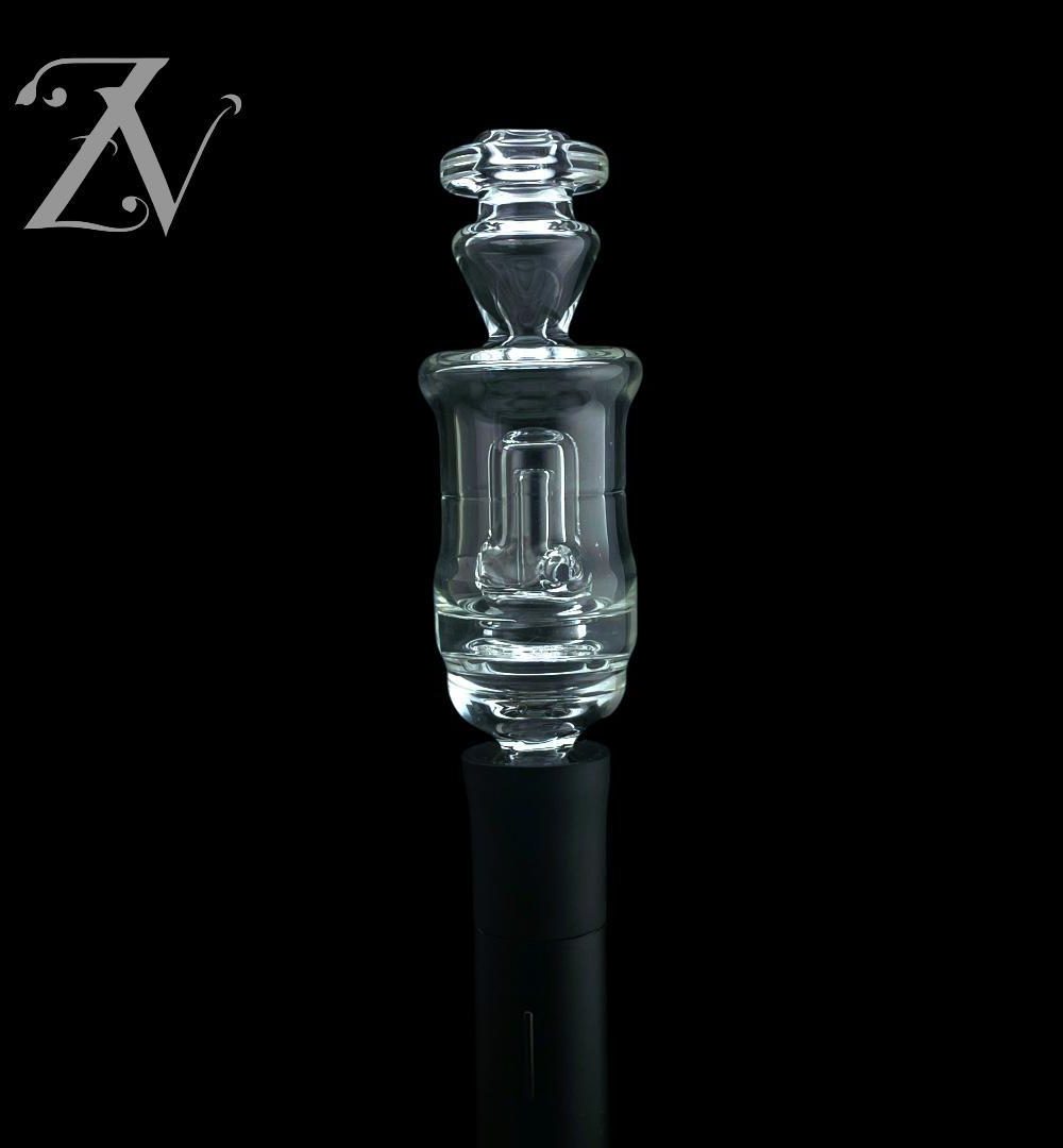 KOSHER GLASS: CLEAR PIVOT BUBBLER