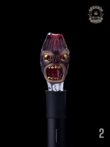 #2 RED POMP SKI MASK