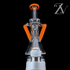 CALIFORNIA ORANGE WITH FACETED OPAL