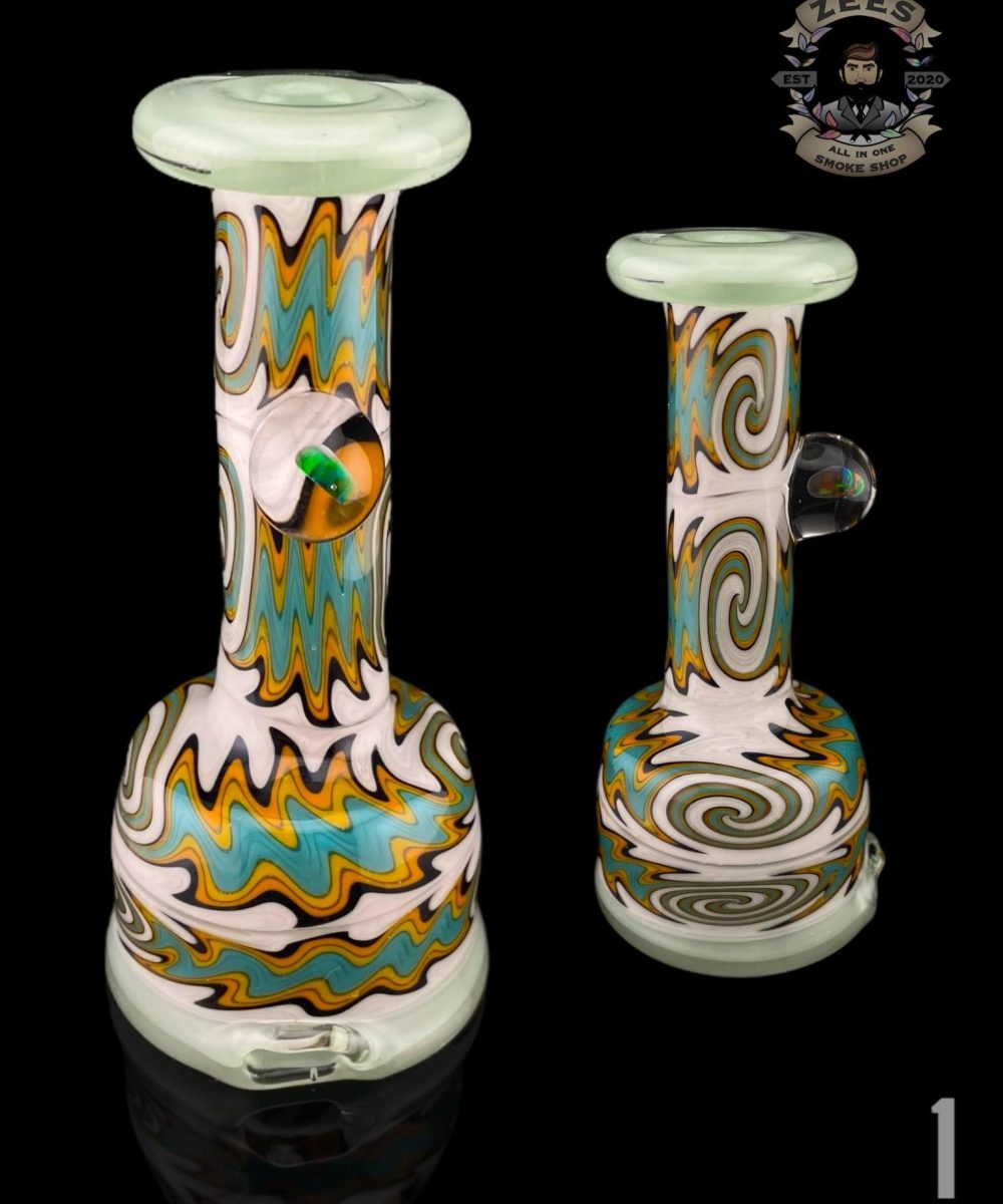 Alternative view of CALL YOUR FAM GLASS: WORKED DRY TOP PUFFCO PEAK ATTACHMENT (420)