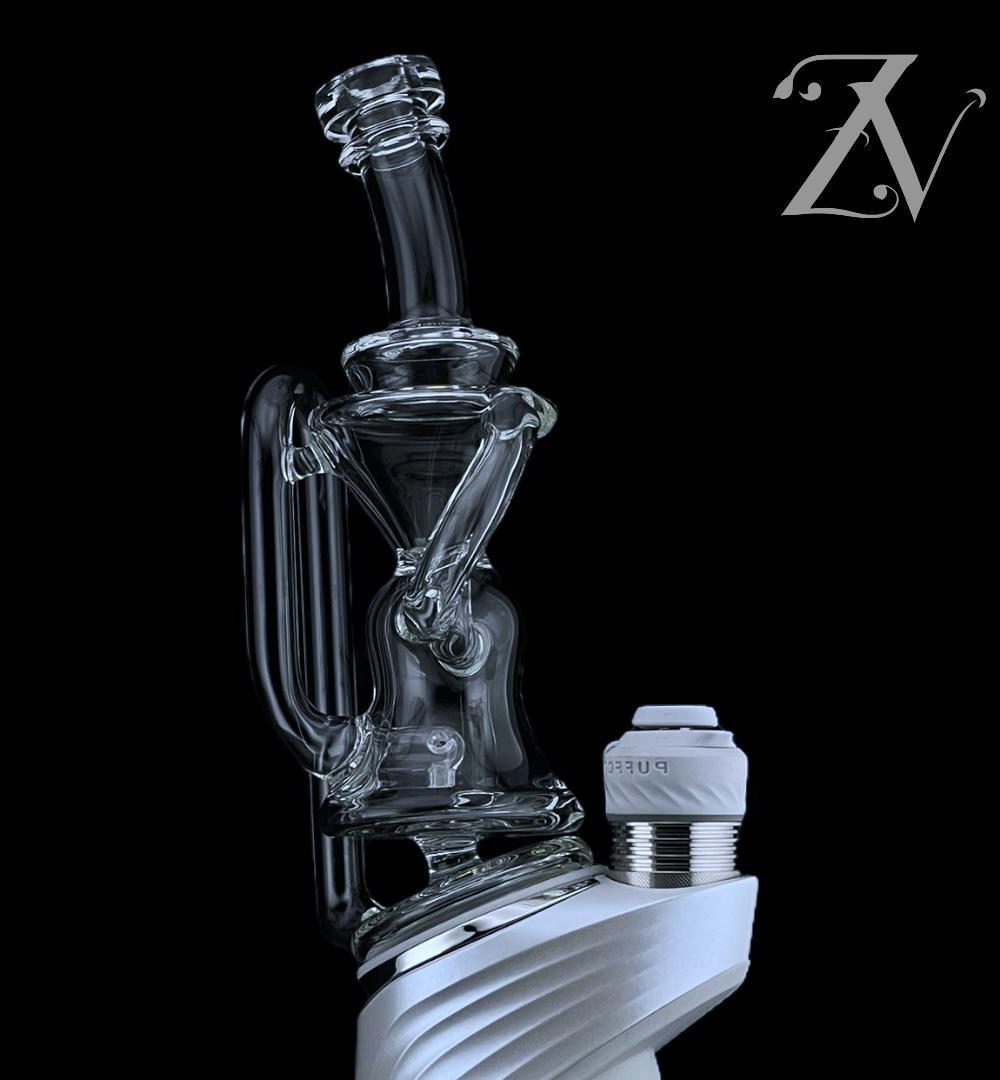 Alternative view of IRIDESCENT GLASS: SINGLE UPTAKE PUFFCO PEAK ATTACHMENT