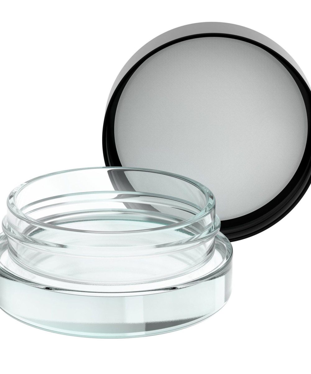 7ML EMPTY JAR WITH BLACK LID