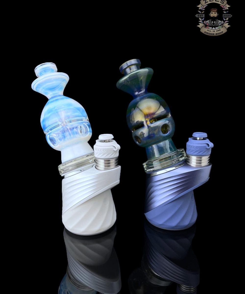 Alternative view of MINER GLASS: FULLY WORKED PUFFCO PEAK ATTACHMENT