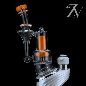 CALIFORNIA ORANGE WITH FACETED OPAL