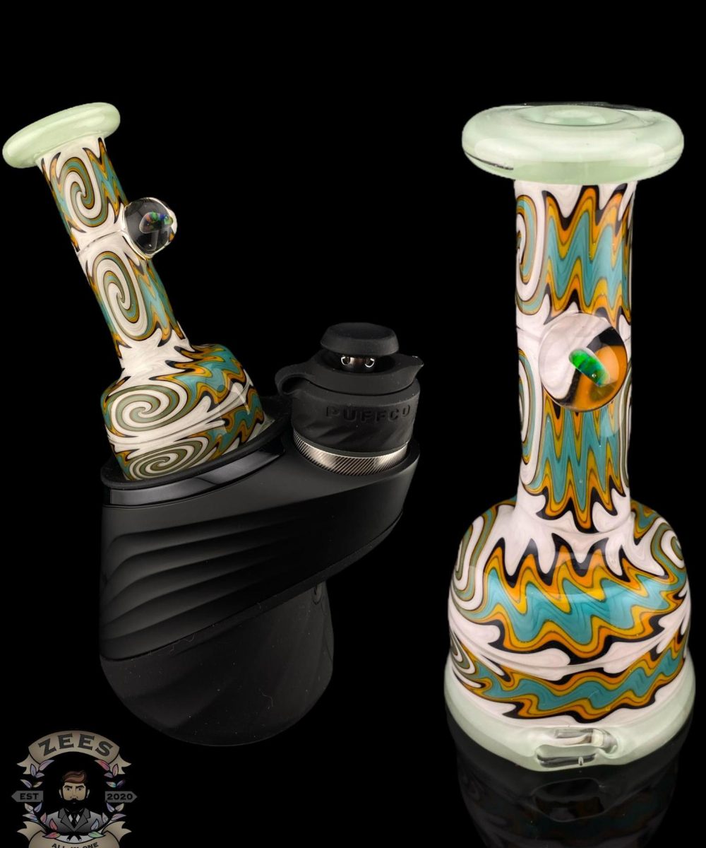 CALL YOUR FAM GLASS: WORKED DRY TOP PUFFCO PEAK ATTACHMENT (420)