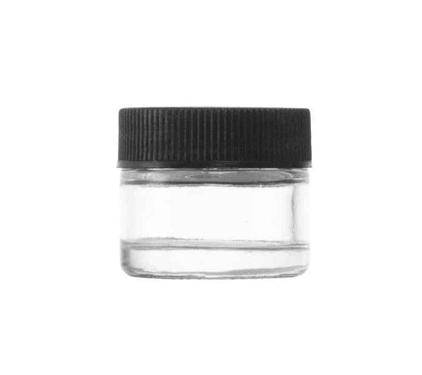 5ML EMPTY JAR WITH BLACK LID