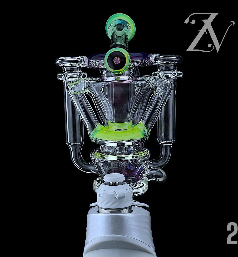 Alternative view of KYRU GLASS: COLOR ACCENTED REACTOR PUFFCO PEAK ATTACHMENT