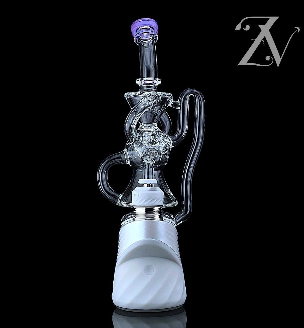 Alternative view of IRIDESCENT GLASS: SUPERIOR EXO BTK PUFFCO PEAK ATTACHMENT