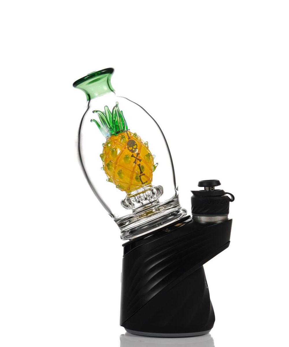 MK100 GLASS: TXAT36 PINEAPPLE PUFFCO PEAK ATTACHMENT