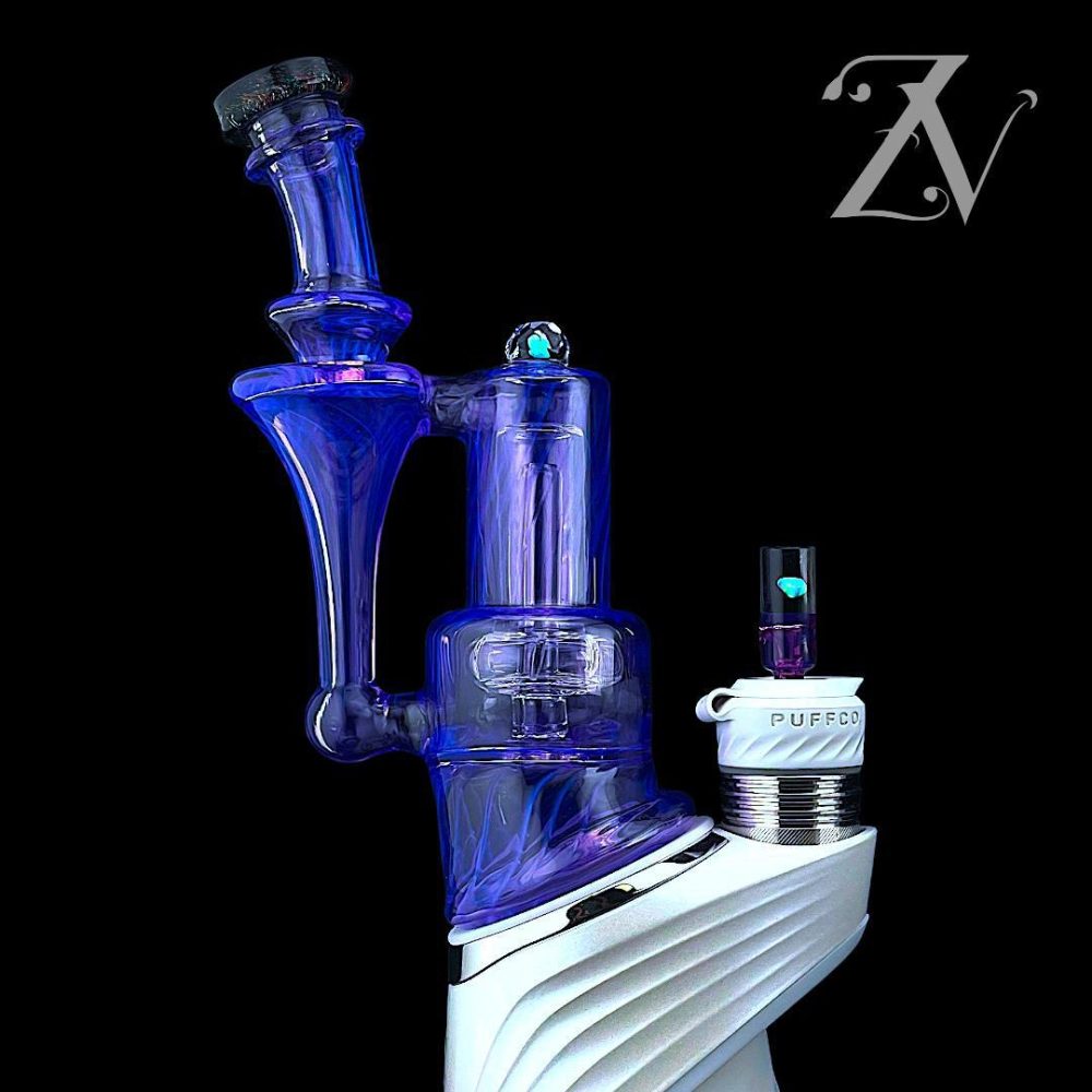 Alternative view of IRIDESCENT GLASS: LIMITED EDITION FULL COLOR FACETED BOX SET BUNDLE - "HEADY RBR" - PURPLE RAIN