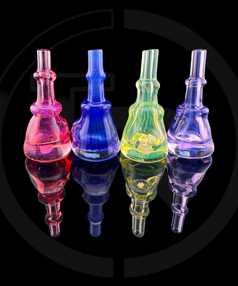 IRIDESCENT GLASS: FLAT OPAL 2.0 PUFFCO PEAK PRO 3DXL JOYSTICK CAP