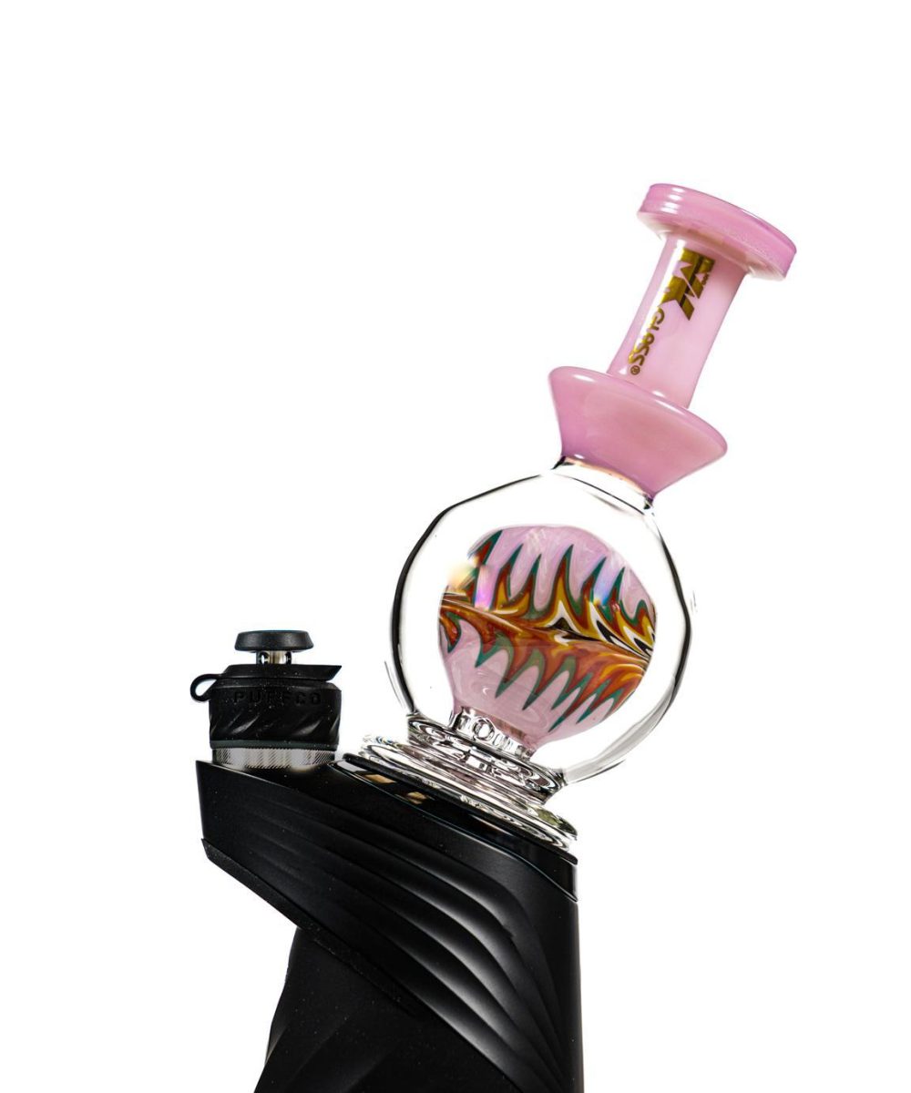 Alternative view of MK100 GLASS: MKAT7 WIG WAG SPHERE PUFFCO PEAK ATTACHMENT