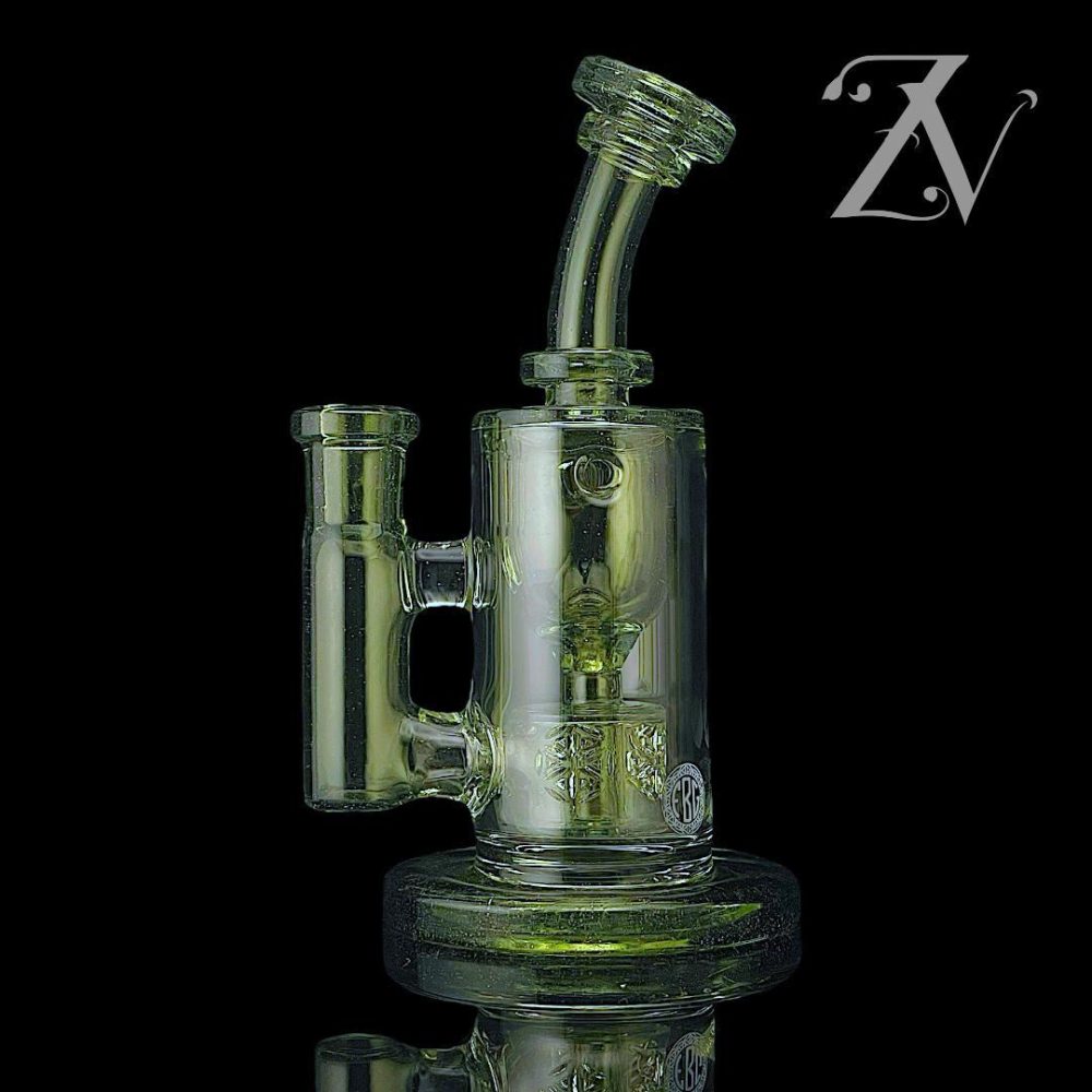 FATBOY GLASS: SIRIUSLY CFL MINI HOURGLASS TAURUS INCYCLER RIG