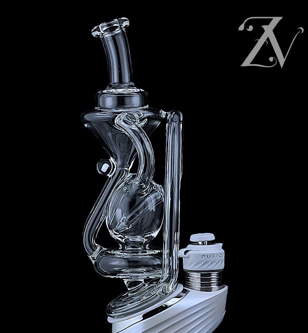 Alternative view of IRIDESCENT GLASS: ORB DUALCYCLER PUFFCO PEAK ATTACHMENT