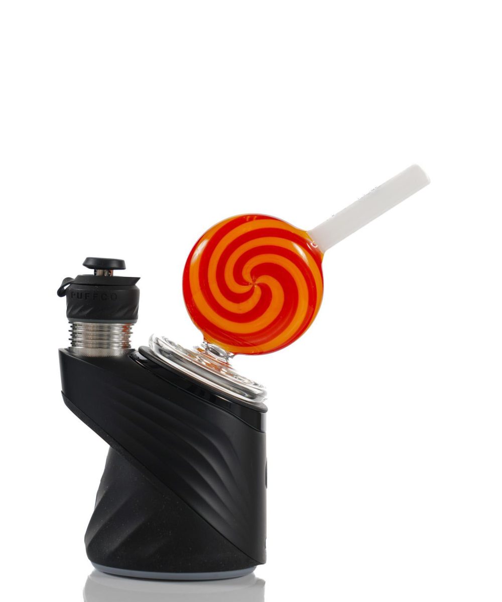 MK100 GLASS: LOLLIPOP DRY TOP PUFFCO PEAK ATTACHMENT