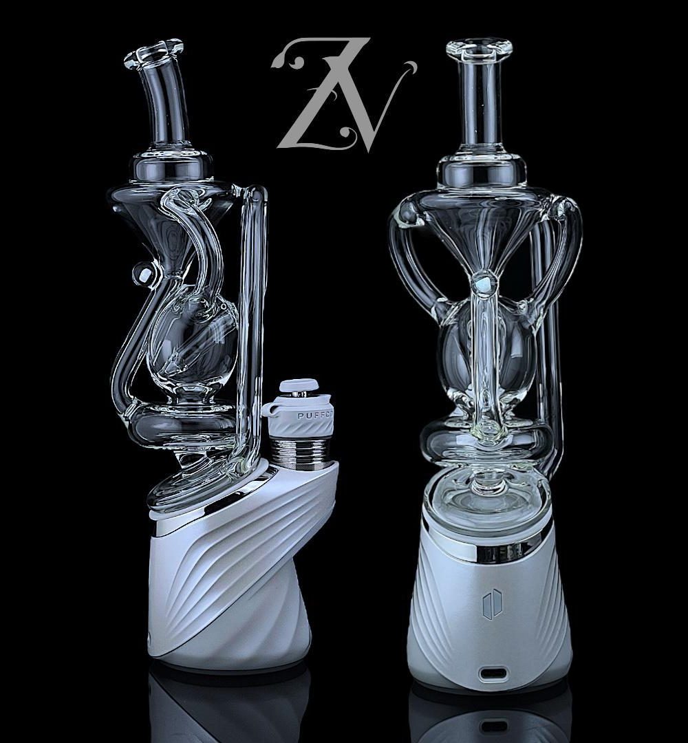 IRIDESCENT GLASS: ORB DUALCYCLER PUFFCO PEAK ATTACHMENT