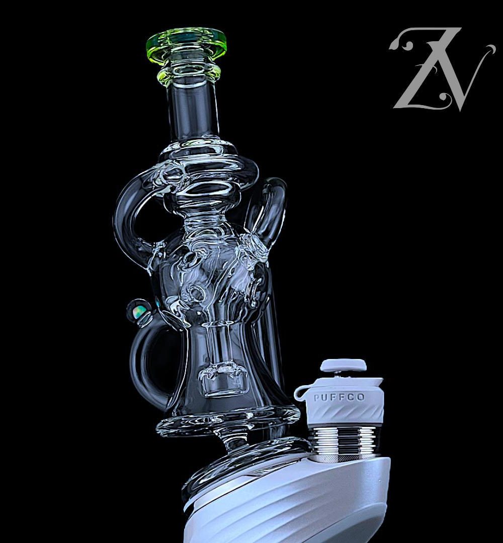 Alternative view of IRIDESCENT GLASS: SUPERIOR EXO 2.0 PUFFCO PEAK ATTACHMENT