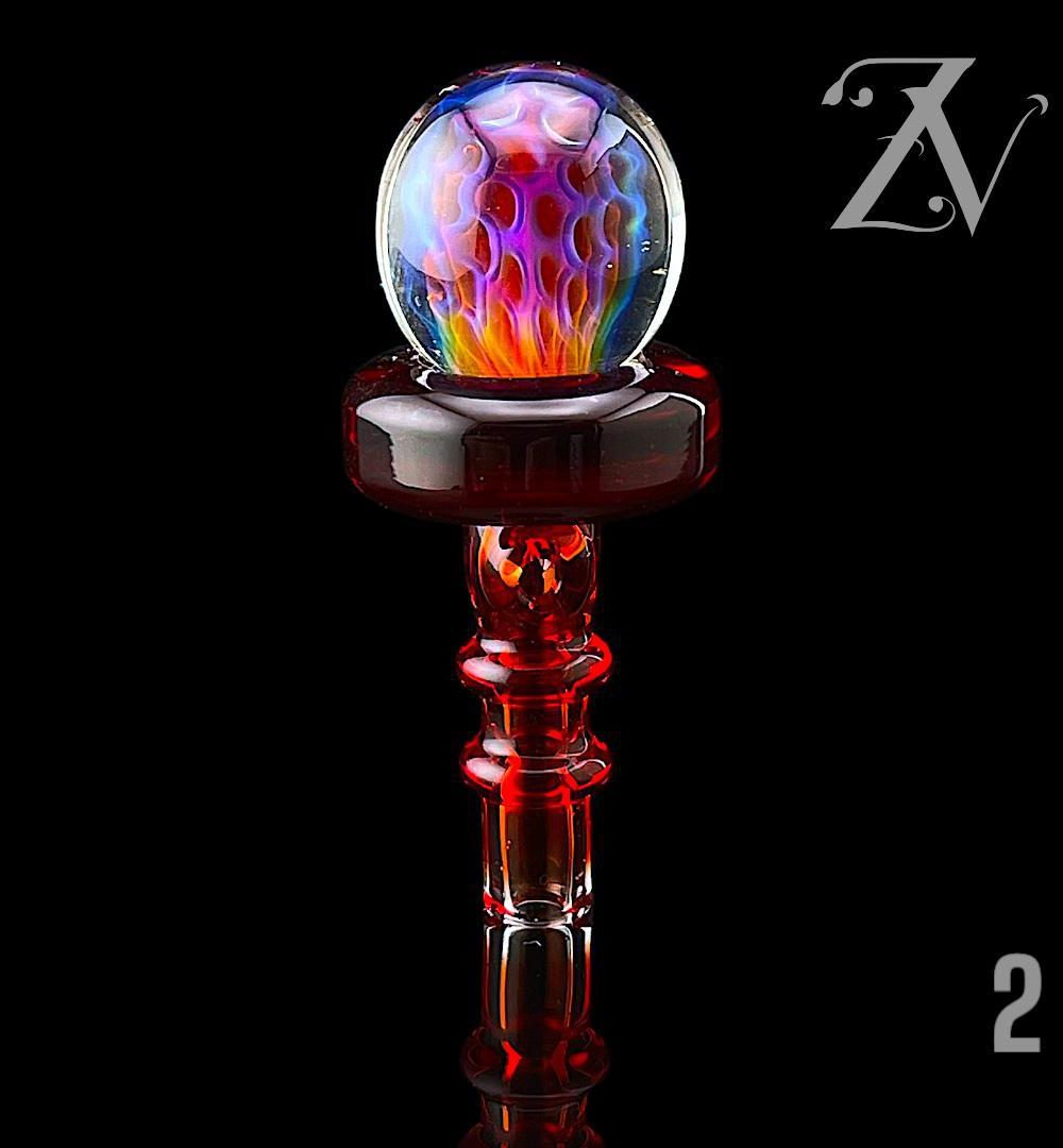 Alternative view of ONE TRICK PONY: FULL COLOR HONEYCOMB 3DXL PEAK PRO JOYSTICK CAP