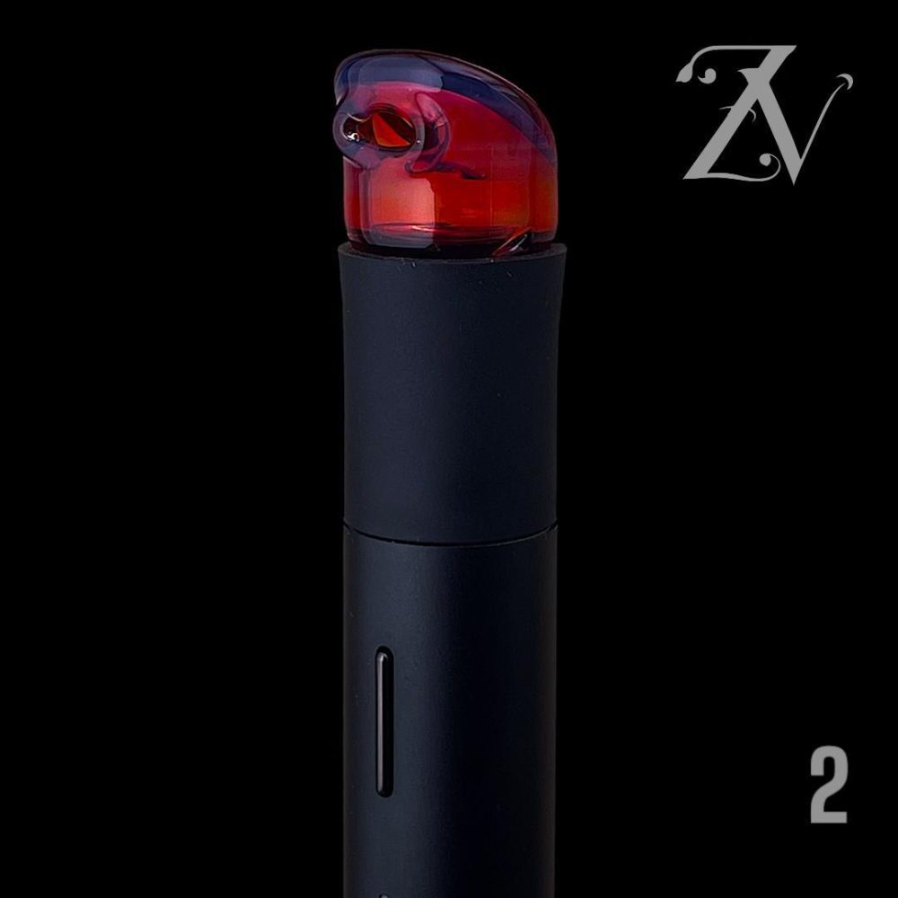 Alternative view of ORGANIKS GLASS: FULL COLOR PIVOT MOUTHPIECE