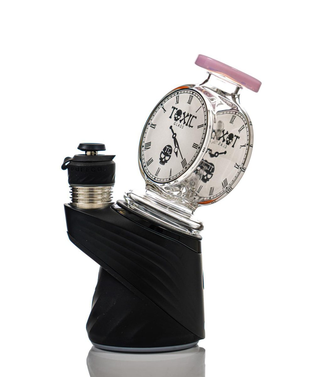 Alternative view of MK100 GLASS: TXAT42 420 CLOCK PUFFCO PEAK ATTACHMENT