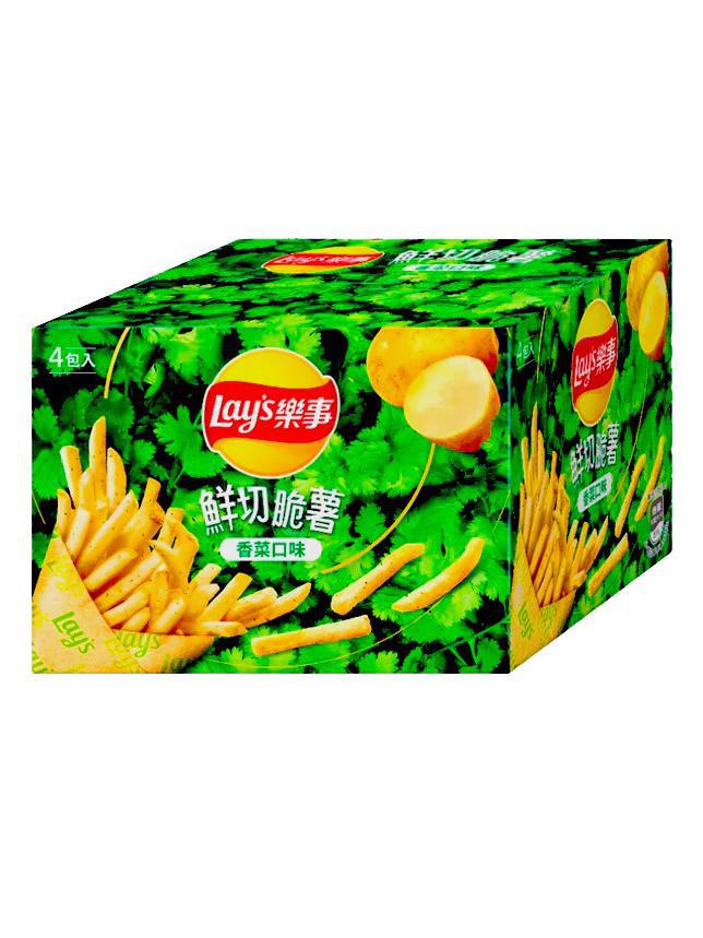LAY'S: CORIANDER FRENCH FRIES BOX (TAIWAN)