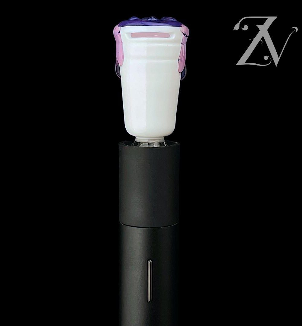 UZZI GLASS: DOUBLE CUP PIVOT MOUTHPIECE