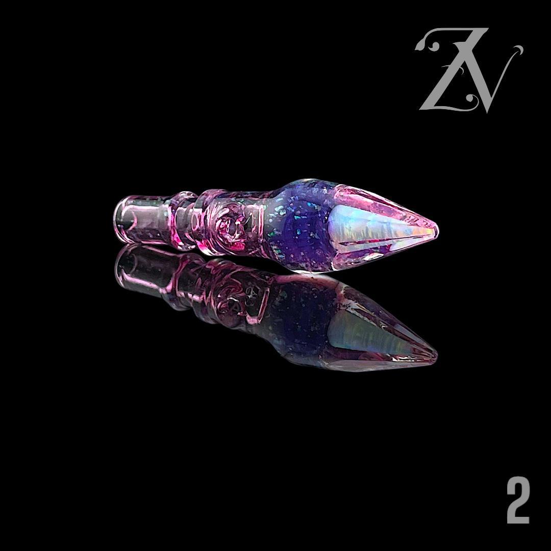 Alternative view of MOORE GLASS DESIGN: SPIKE FACETED OPAL 3DXL PEAK PRO JOYSTICK CAP