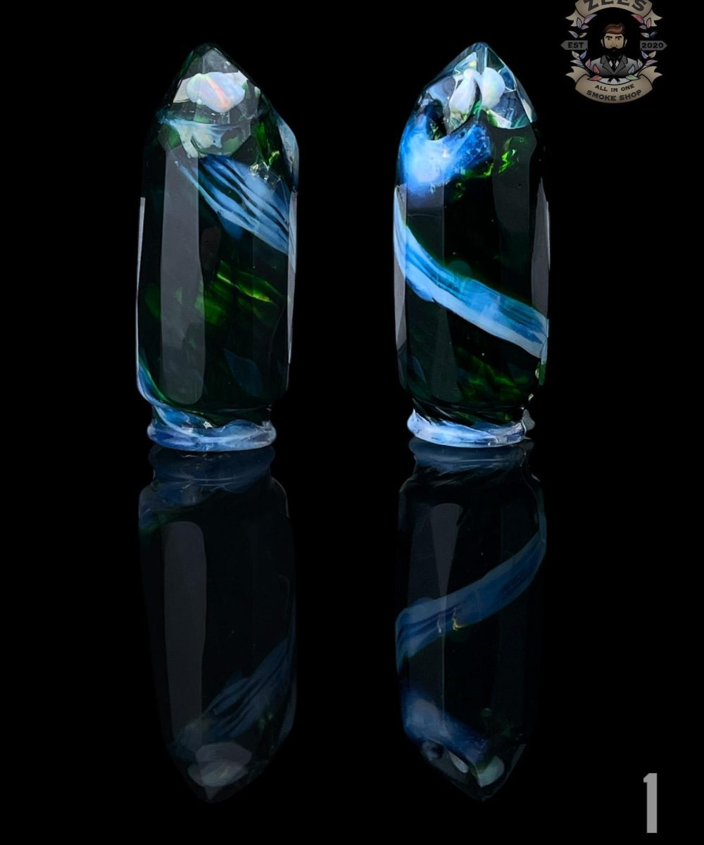 Alternative view of GEM CUP GLASS: FACETED PIVOT MOUTHPIECE