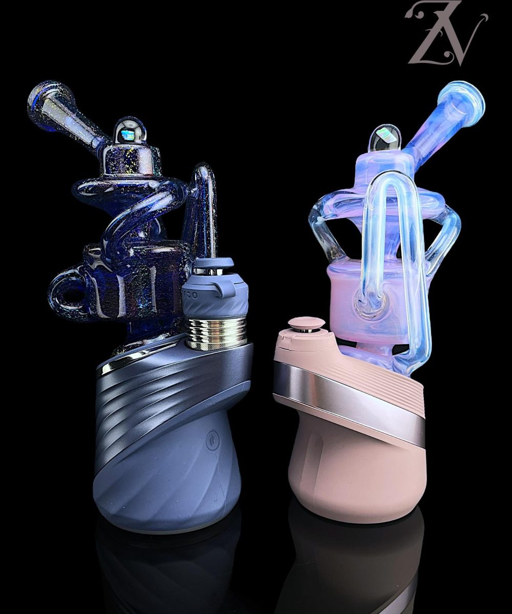 VIP GLASS: DUAL UPTAKE PUFFCO PEAK ATTACHMENT