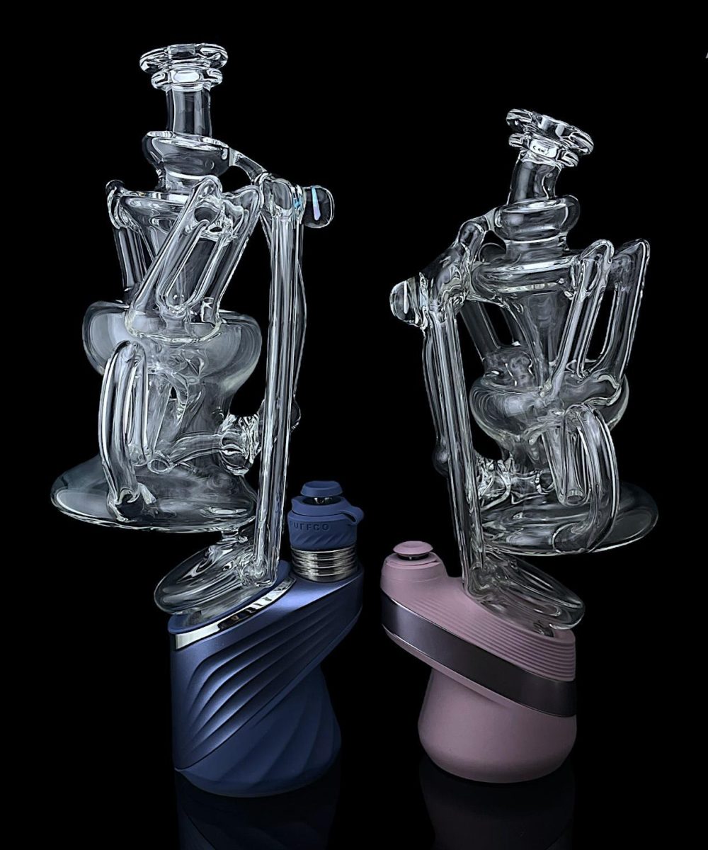 Alternative view of JF GLASS: 4X2 RECYCLER PUFFCO PEAK ATTACHMENT