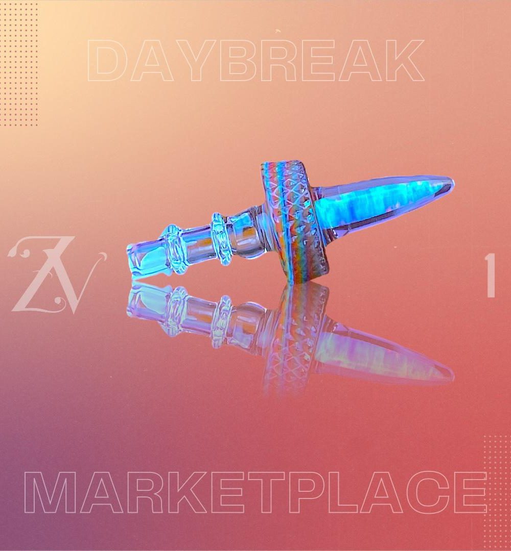 JUICY BONES: TEXTURED 20MM SPIKE DAYBREAK MARKETPLACE 3DXL PUFFCO PEAK PRO JOYSTICK CAP