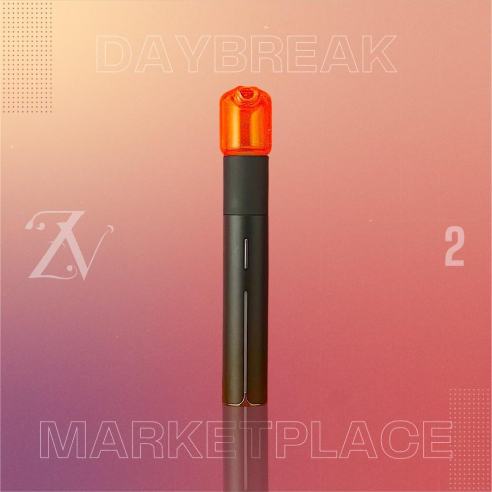 Alternative view of KIZMIT GLASS: DAYBREAK MARKETPLACE PIVOT MOUTHPIECE & MATCHING PEARL SET