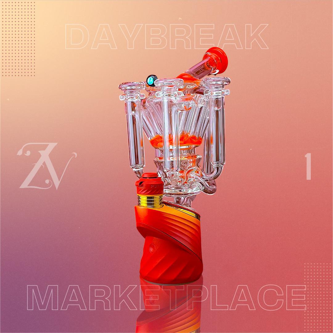 Alternative view of KYRU GLASS: DAYBREAK MARKETPLACE R5 PUFFCO PEAK ATTACHMENT