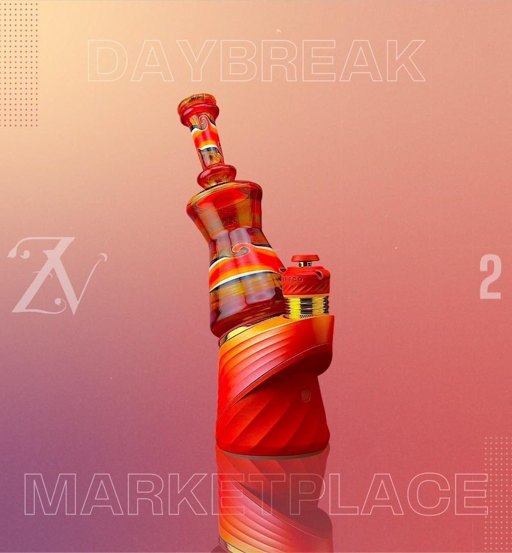 Alternative view of PRIO GLASSWORKS: WET DAYBREAK MARKETPLACE PUFFCO PEAK ATTACHMENT