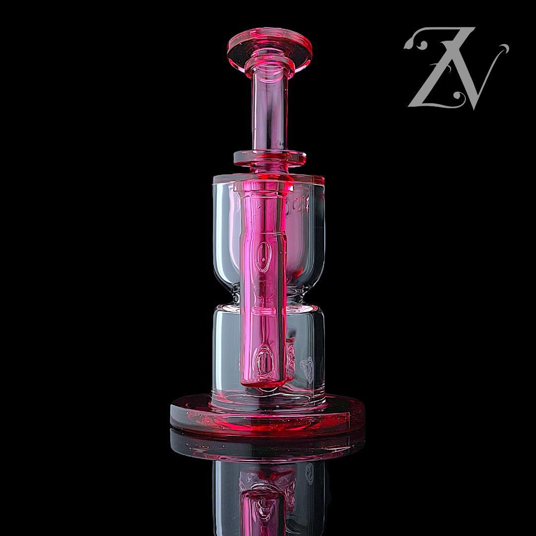 Alternative view of FATBOY GLASS: COLORED HOURGLASS TAURUS FULL SIZE GOLD RUBY