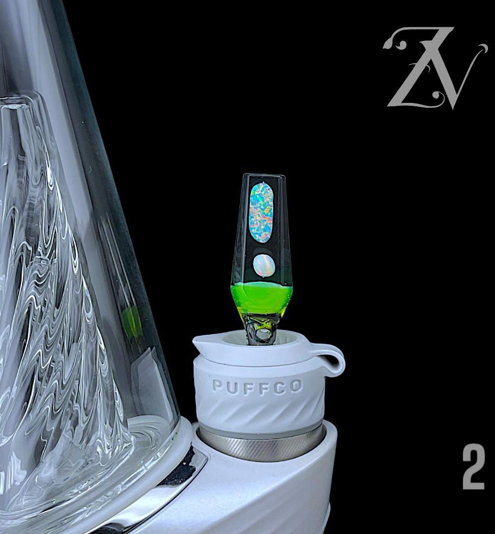 Alternative view of OTW GLASS: CROPAL DOUBLE OPAL FACETED 3DXL PEAK PRO JOYSTICK CAP