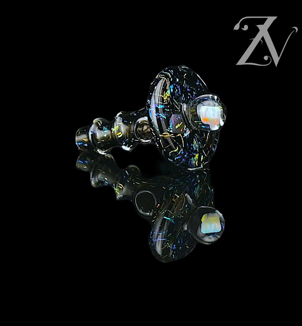 IRIDESCENT GLASS: DICHRO UFO OPAL 3.0 PUFFCO PEAK PRO 3DXL JOYSTICK CAP