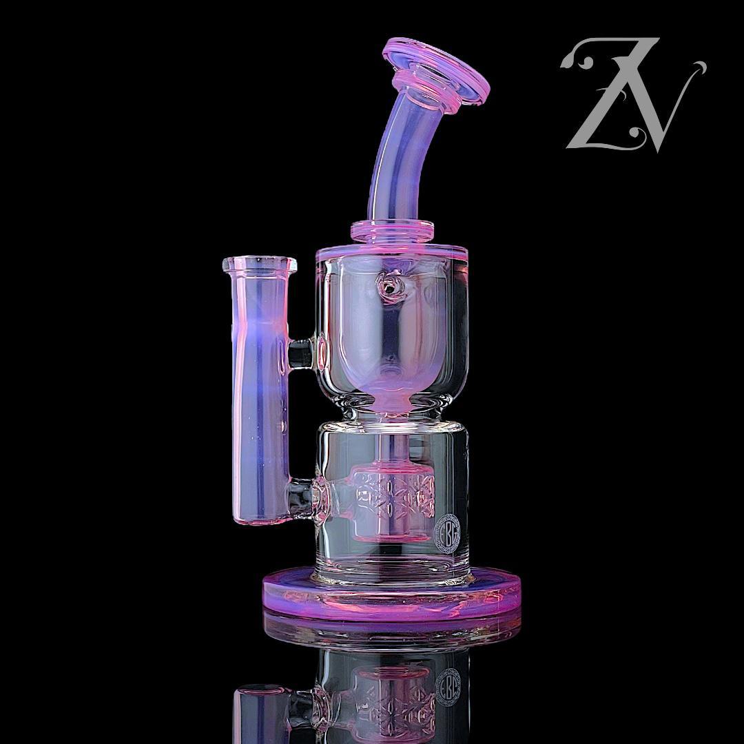 FATBOY GLASS: PINK SLYME TAURUS INCYCLER RIG