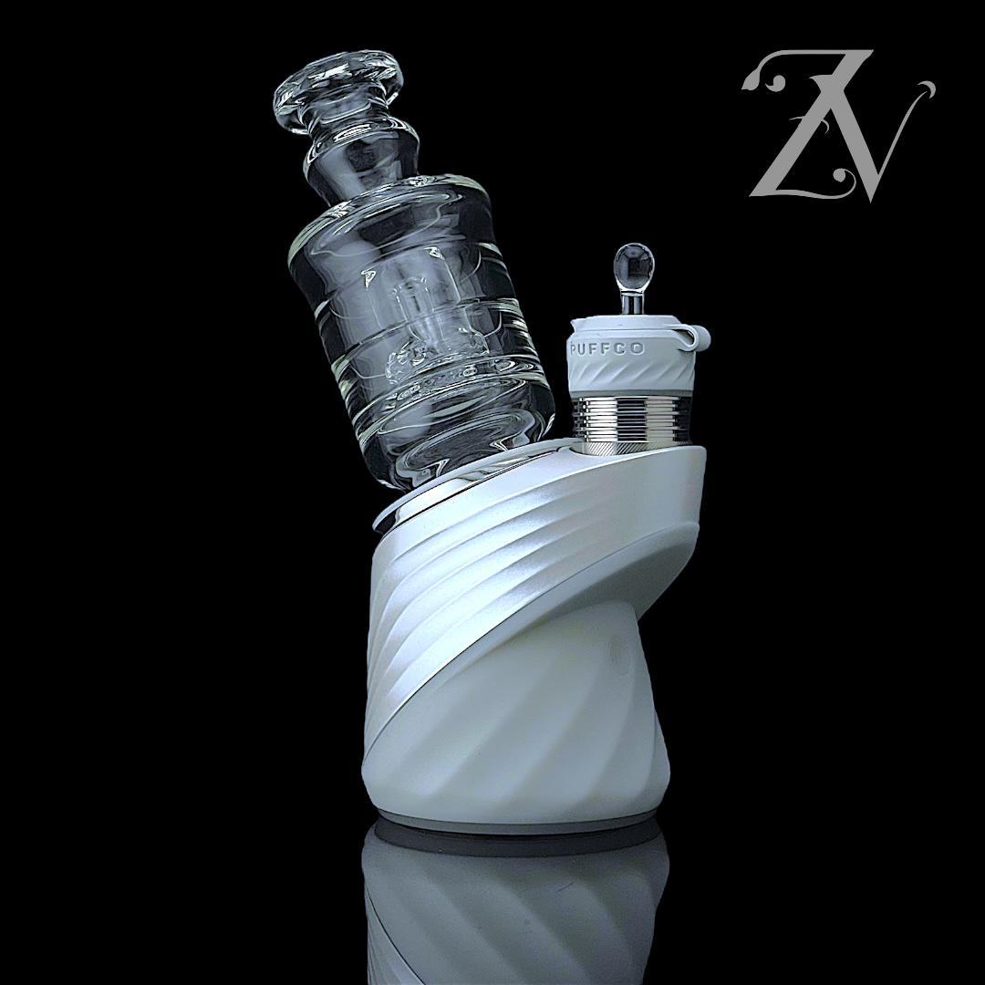 KOSHER GLASS: V1 CLEAR CHUGGER (SET) PUFFCO PEAK ATTACHMENT