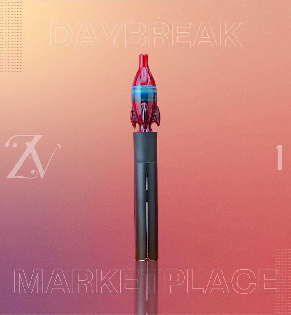 UZZI GLASS: DAYBREAK MARKETPLACE PIVOT MOUTHPIECE