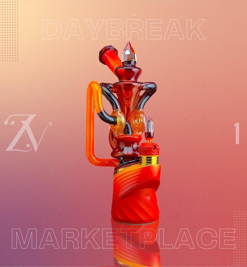 OTW GLASS: DAYBREAK MARKETPLACE SET PUFFCO PEAK ATTACHMENT