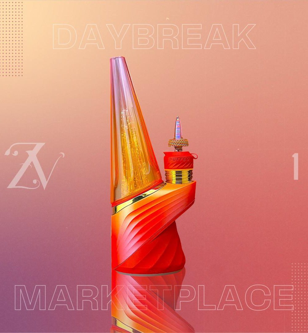 Alternative view of JUICY BONES: TEXTURED 20MM SPIKE DAYBREAK MARKETPLACE 3DXL PUFFCO PEAK PRO JOYSTICK CAP