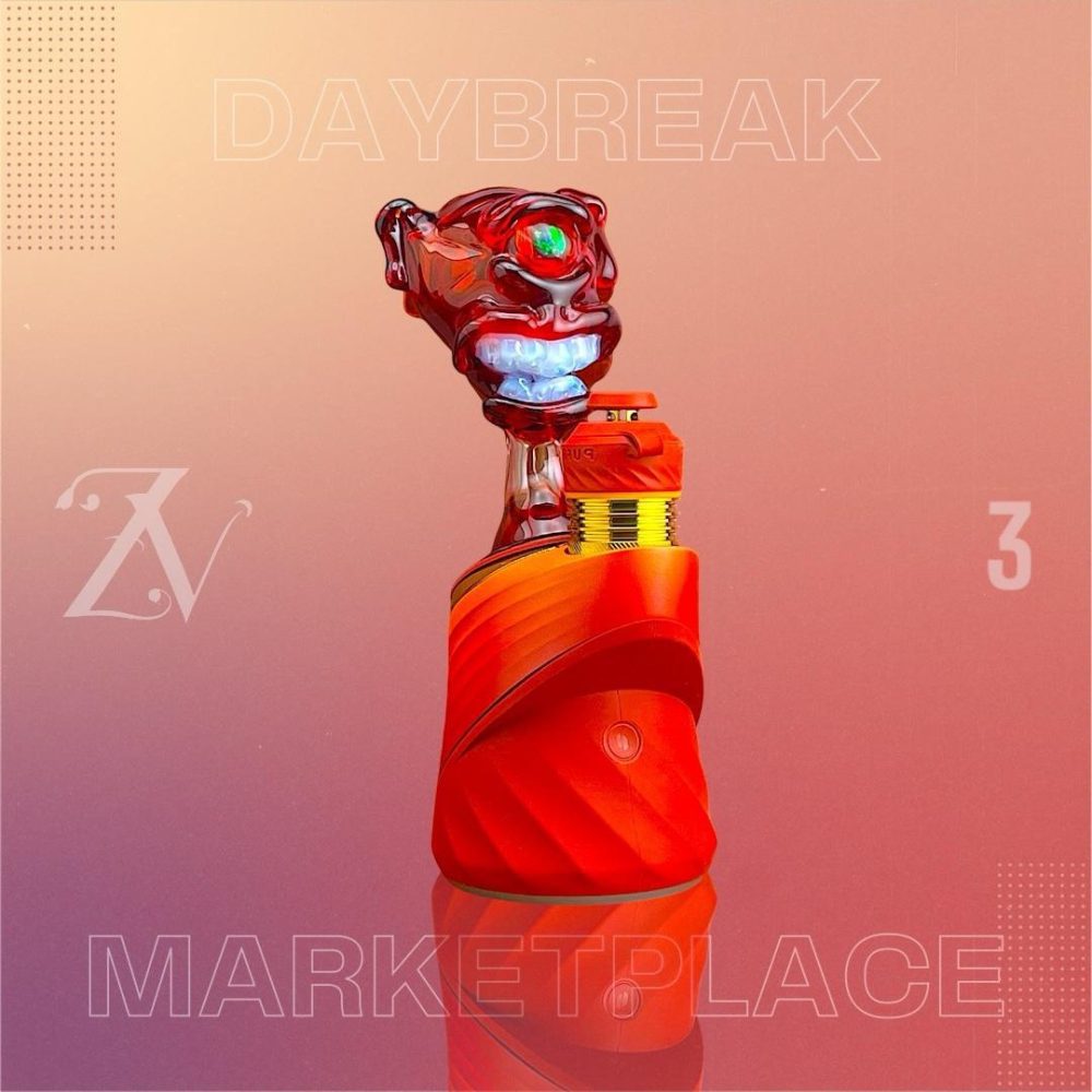JF GLASS: DRY DAYBREAK MARKETPLACE PUFFCO PEAK ATTACHMENT