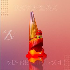 #3 - DAYBREAK HEADY BASE WITH 6MM WHITE OPAL