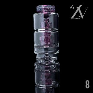 #8 GOLD AMYTHEST CROPAL 2 HOLE