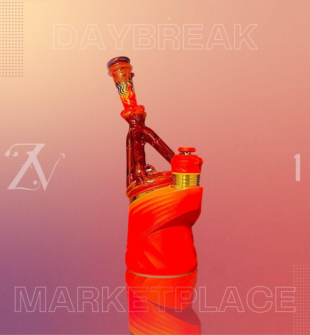 Alternative view of PRIO GLASSWORKS: DRY DAYBREAK MARKETPLACE PUFFCO PEAK ATTACHMENT
