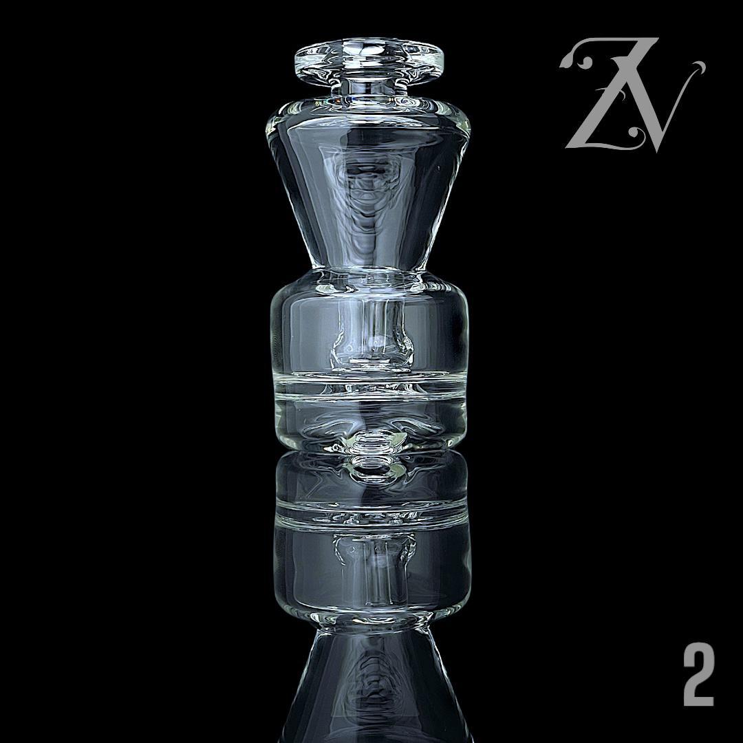 Alternative view of KOSHER GLASS: V2 CLEAR CHUGGER PUFFCO PEAK ATTACHMENT