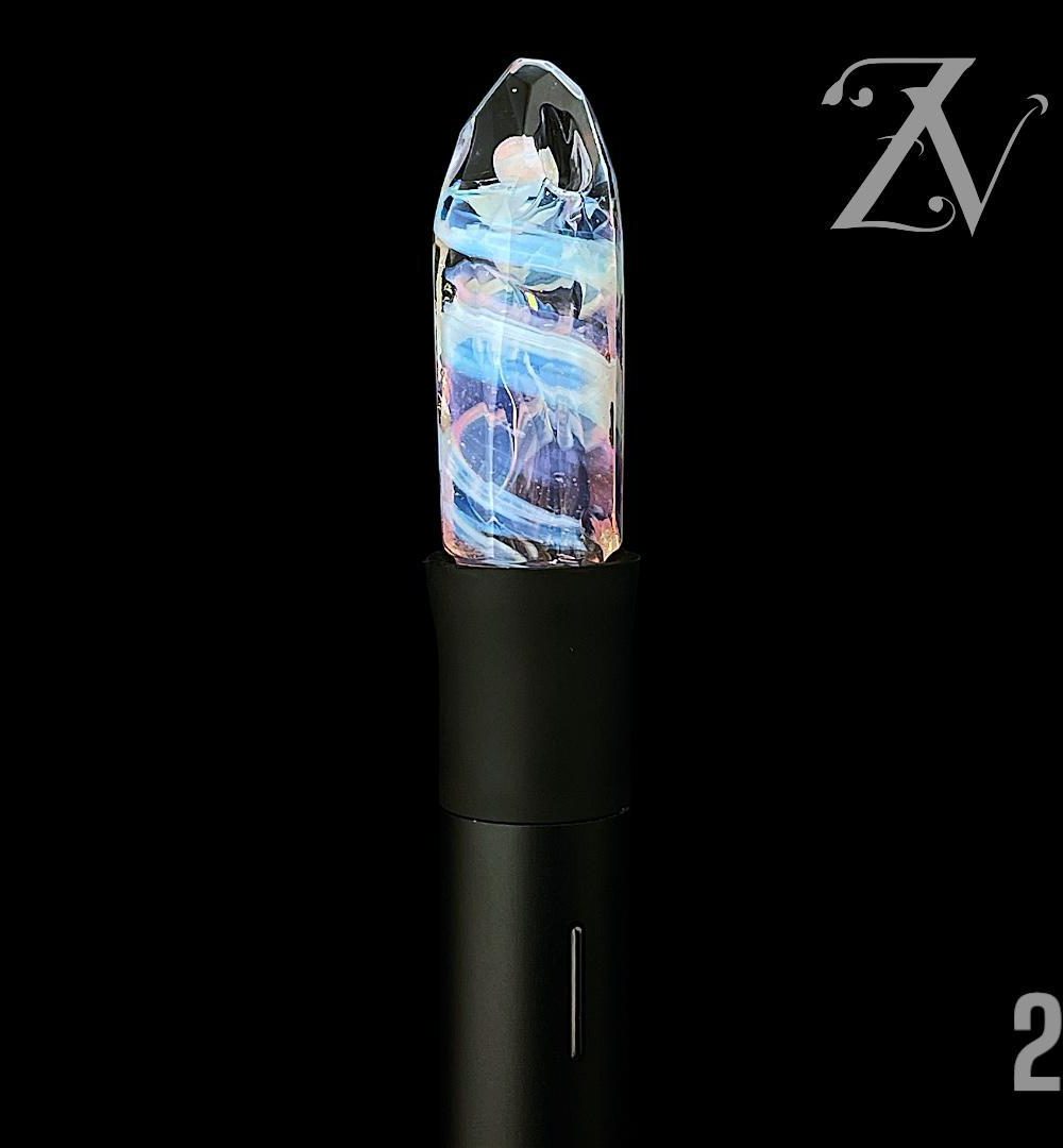 GEM CUP GLASS: FACETED PIVOT MOUTHPIECE